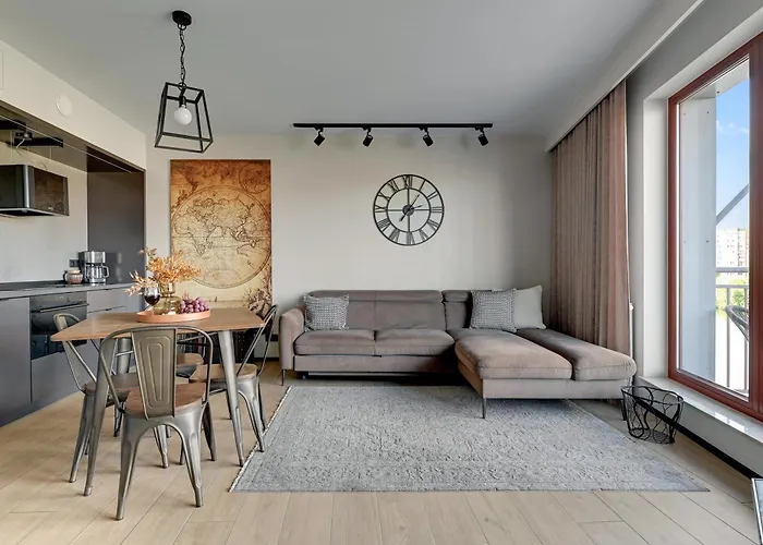 Lejlighedshotel Waterlane Island - Riverview Pool, Spa, Gym & Parking By Downtown Gdańsk