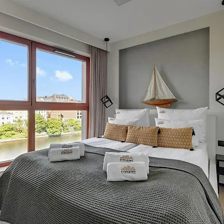 Waterlane Island - Riverview Pool, Spa, Gym & Parking By Downtown Lejlighed