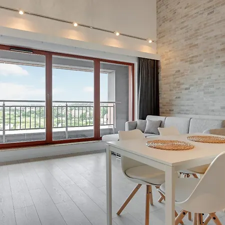 公寓 Waterlane Island - Riverview Pool, Spa, Gym & Parking By Downtown 格但斯克