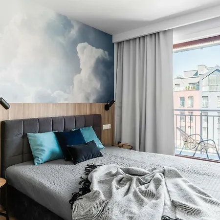 Waterlane Island - Riverview Pool, Spa, Gym & Parking By Downtown Apartment Gdansk