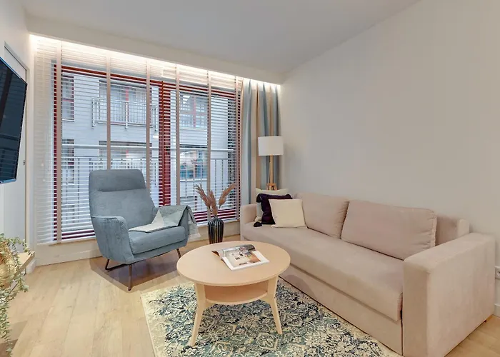 Waterlane Island - Riverview Pool, Spa, Gym & Parking By Downtown Aparthotel Danzig