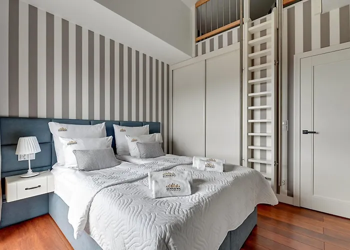 Waterlane Island - Riverview Pool, Spa, Gym & Parking By Downtown Aparthotel Danzig