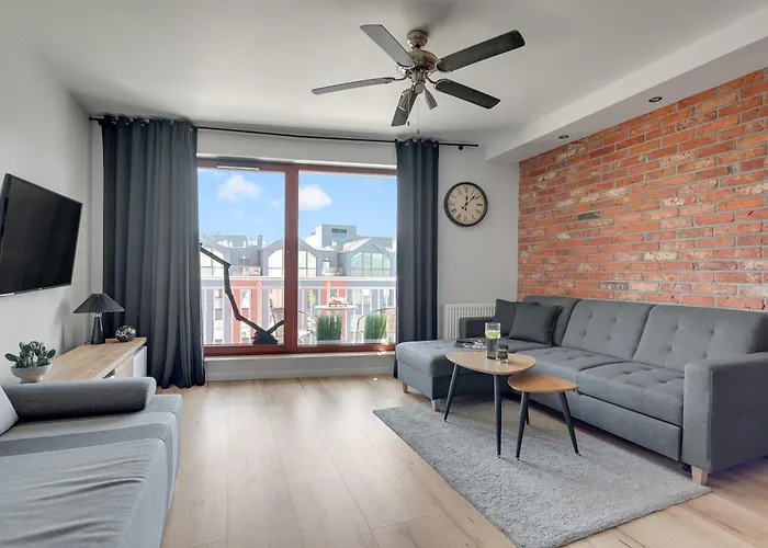 Waterlane Island - Riverview Pool, Spa, Gym & Parking By Downtown Aparthotel Danzig