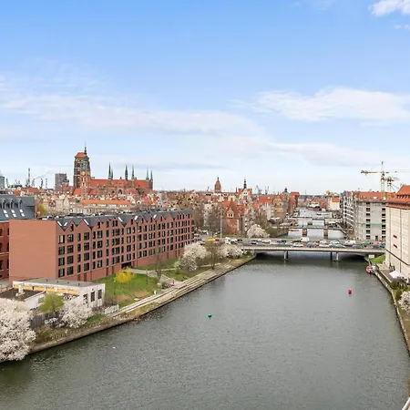 Waterlane Island - Riverview Pool, Spa, Gym & Parking By Downtown * Gdansk