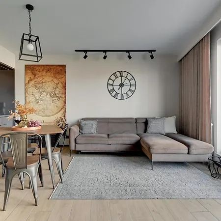 Apartment Waterlane Island - Riverview Pool, Spa, Gym & Parking By Downtown Gdansk